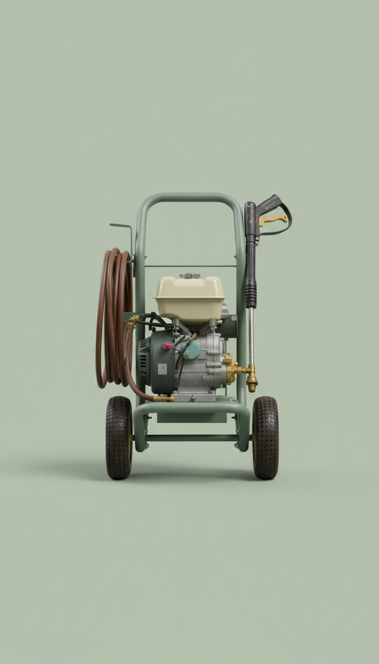 Pressure Washer With Adjustable Nozzle